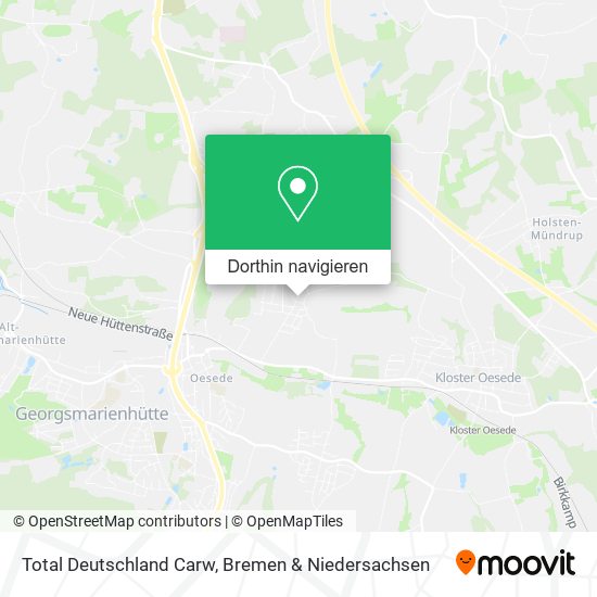 Total Deutschland Carw Karte