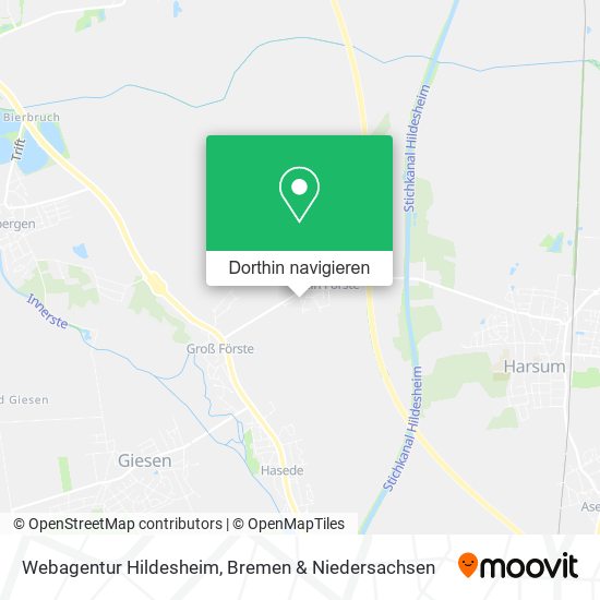 Webagentur Hildesheim Karte