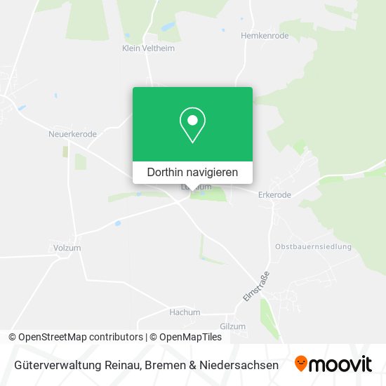 Güterverwaltung Reinau Karte