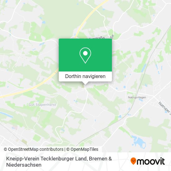 Kneipp-Verein Tecklenburger Land Karte