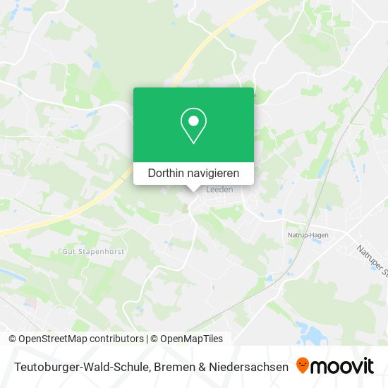 Teutoburger-Wald-Schule Karte