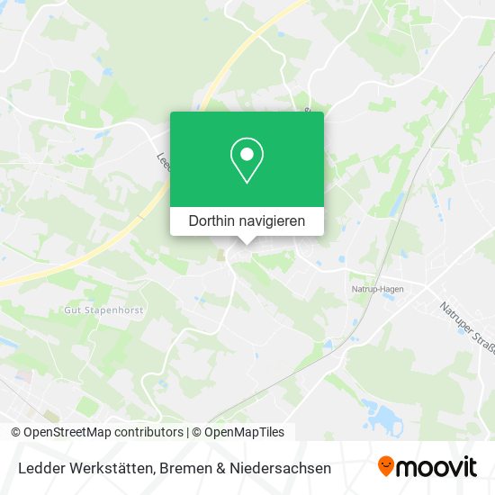 Ledder Werkstätten Karte