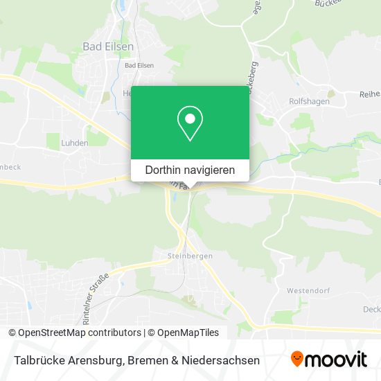Talbrücke Arensburg Karte