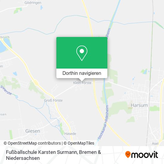 Fußballschule Karsten Surmann Karte