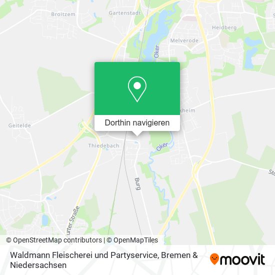 Waldmann Fleischerei und Partyservice Karte