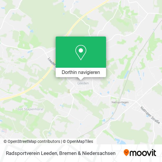 Radsportverein Leeden Karte