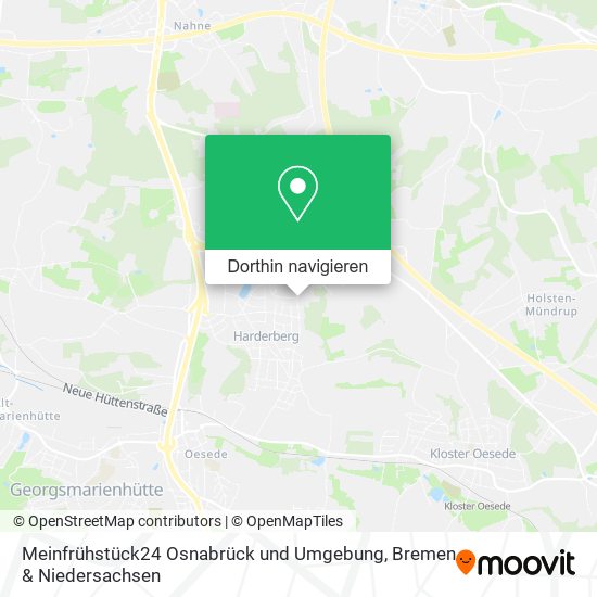 Meinfrühstück24 Osnabrück und Umgebung Karte