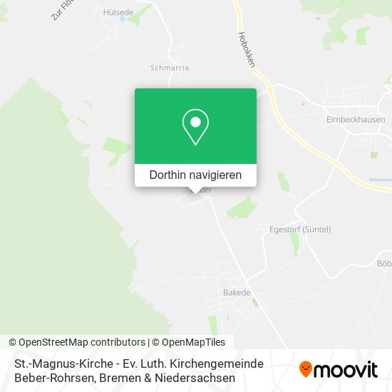 St.-Magnus-Kirche - Ev. Luth. Kirchengemeinde Beber-Rohrsen Karte