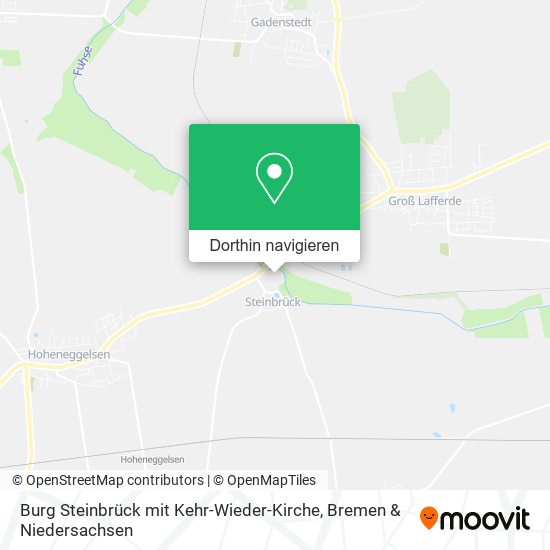 Burg Steinbrück mit Kehr-Wieder-Kirche Karte