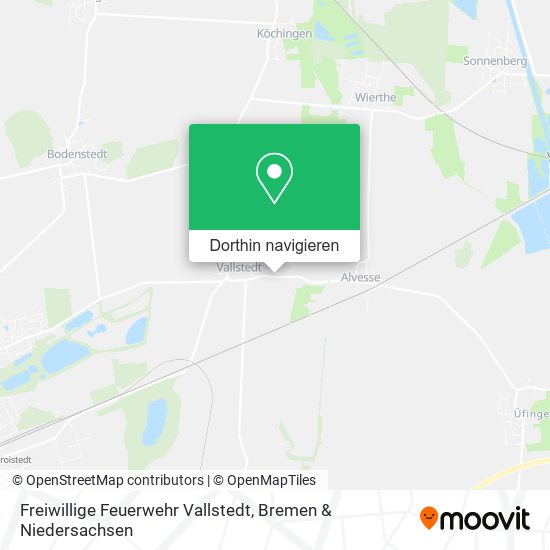 Freiwillige Feuerwehr Vallstedt Karte