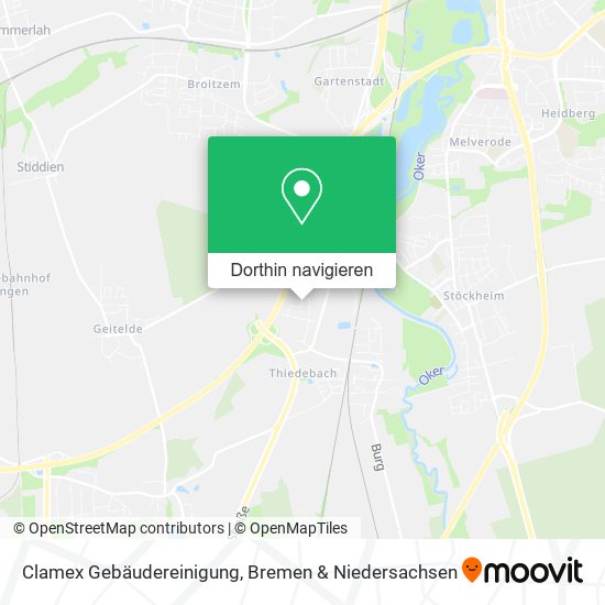Clamex Gebäudereinigung Karte