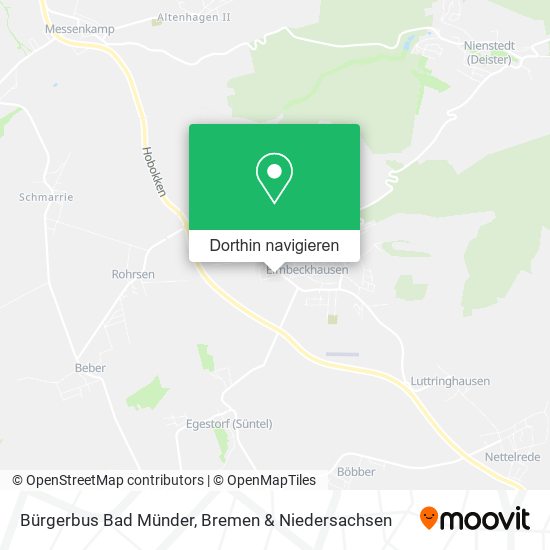 Bürgerbus Bad Münder Karte