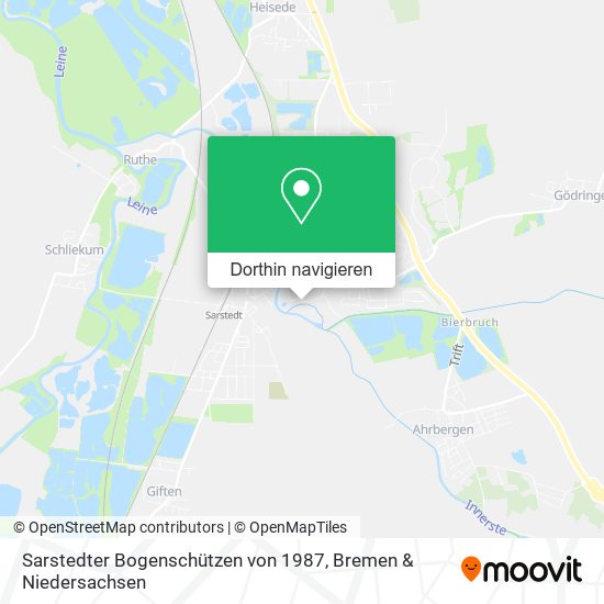 Sarstedter Bogenschützen von 1987 Karte