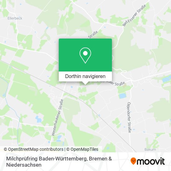 Milchprüfring Baden-Württemberg Karte