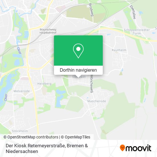 Der Kiosk Retemeyerstraße Karte