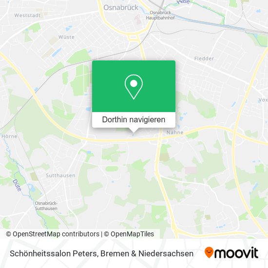 Schönheitssalon Peters Karte