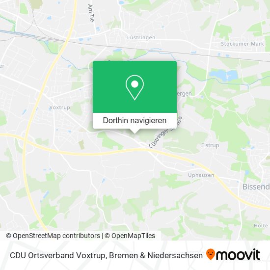 CDU Ortsverband Voxtrup Karte