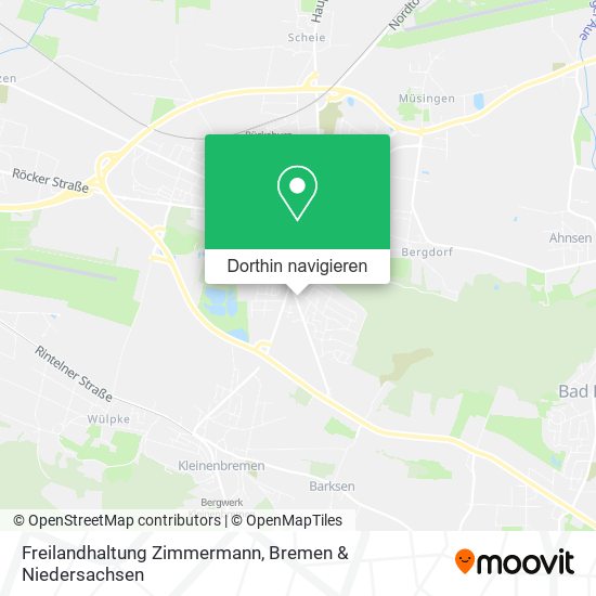 Freilandhaltung Zimmermann Karte