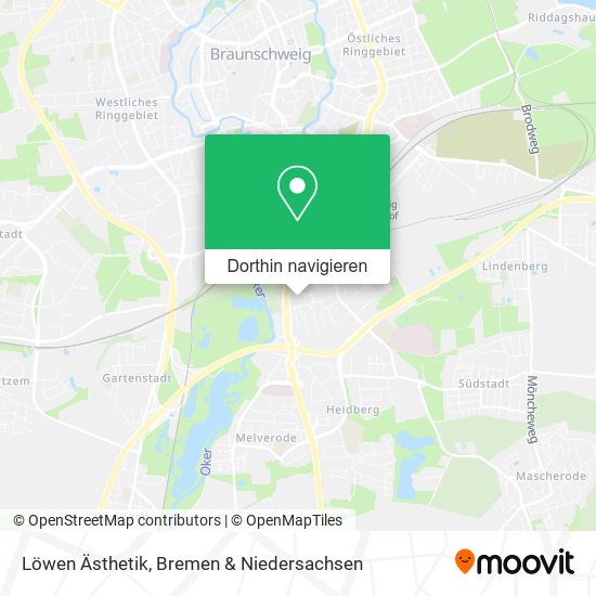 Löwen Ästhetik Karte