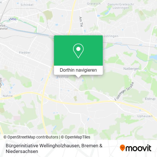 Bürgerinitiative Wellingholzhausen Karte