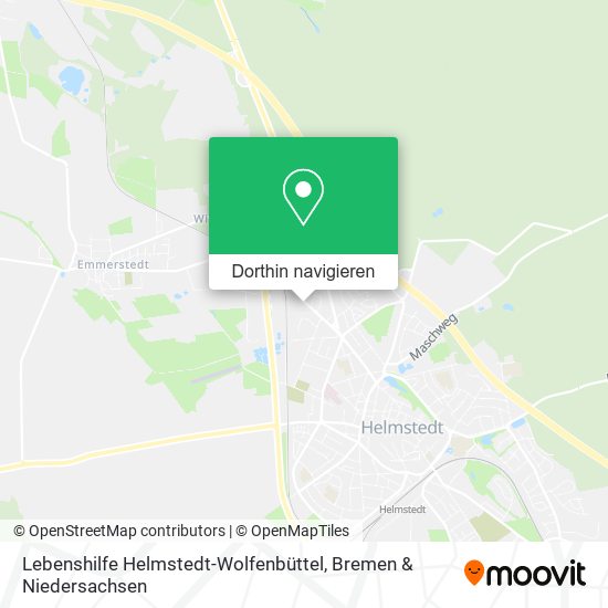 Lebenshilfe Helmstedt-Wolfenbüttel Karte