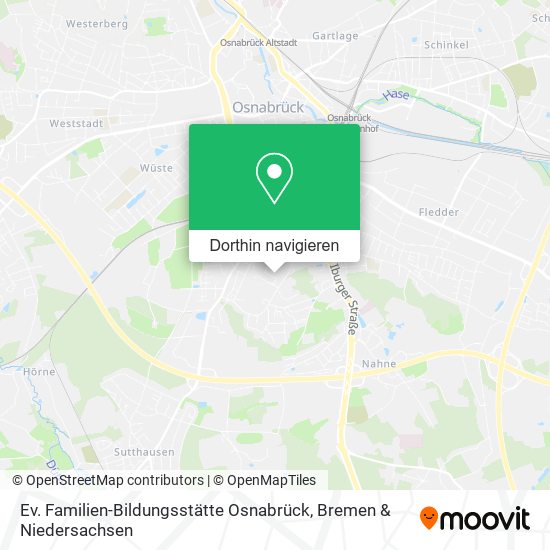 Ev. Familien-Bildungsstätte Osnabrück Karte