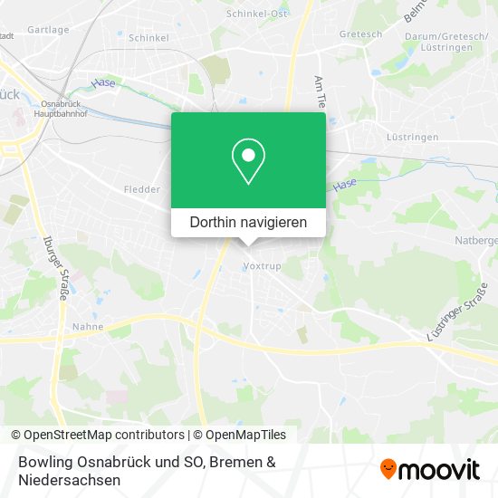 Bowling Osnabrück und SO Karte