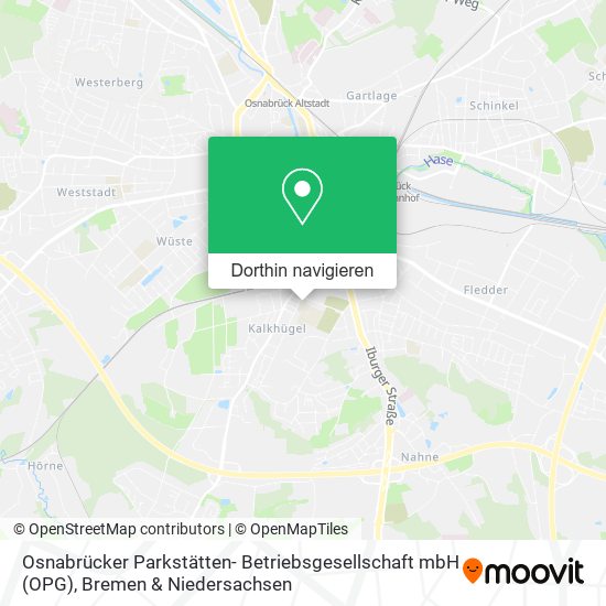Osnabrücker Parkstätten- Betriebsgesellschaft mbH (OPG) Karte
