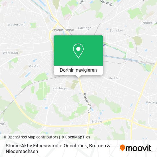 Studio-Aktiv Fitnessstudio Osnabrück Karte