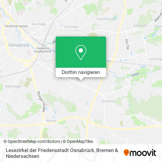 Lesezirkel der Friedensstadt Osnabrück Karte