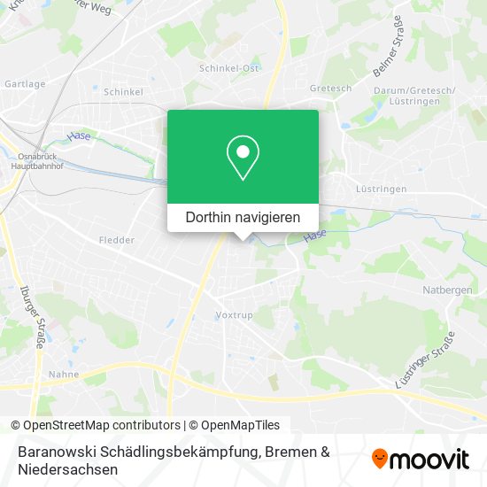 Baranowski Schädlingsbekämpfung Karte