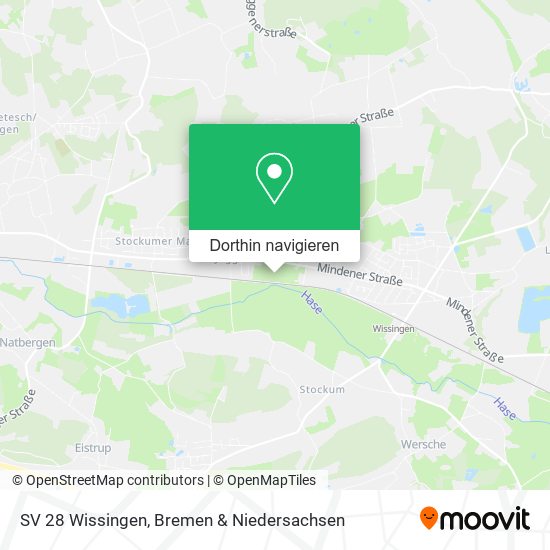 SV 28 Wissingen Karte