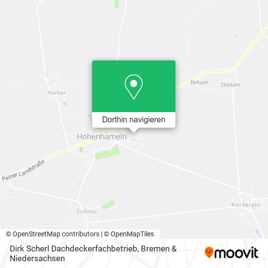 Dirk Scherl Dachdeckerfachbetrieb Karte