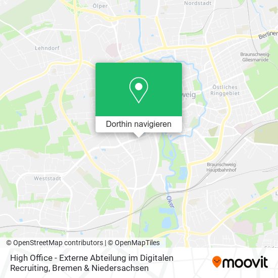 High Office - Externe Abteilung im Digitalen Recruiting Karte