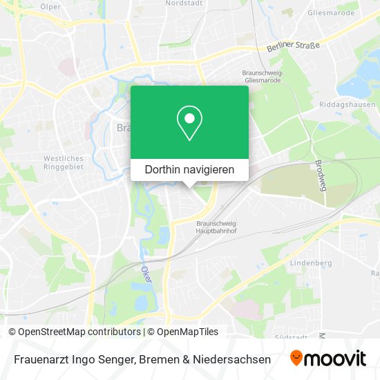 Frauenarzt Ingo Senger Karte