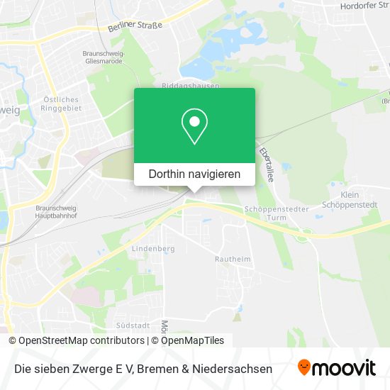 Die sieben Zwerge E V Karte