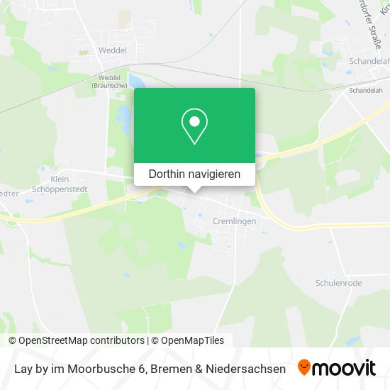 Lay by im Moorbusche 6 Karte