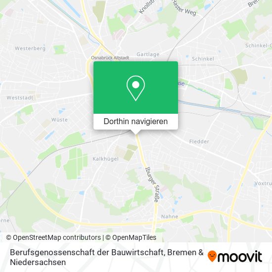Berufsgenossenschaft der Bauwirtschaft Karte