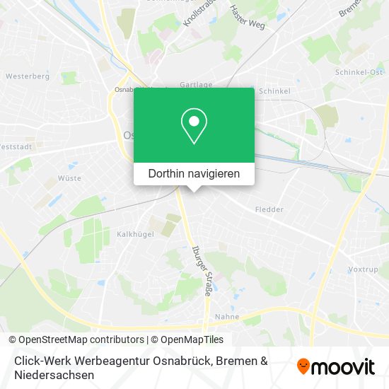Click-Werk Werbeagentur Osnabrück Karte