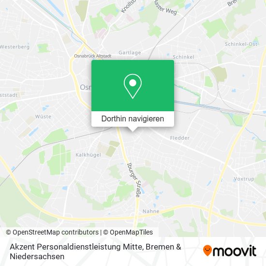 Akzent Personaldienstleistung Mitte Karte