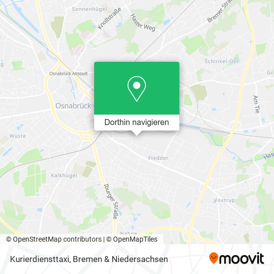 Kurierdiensttaxi Karte