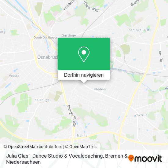 Julia Glas - Dance Studio & Vocalcoaching Karte