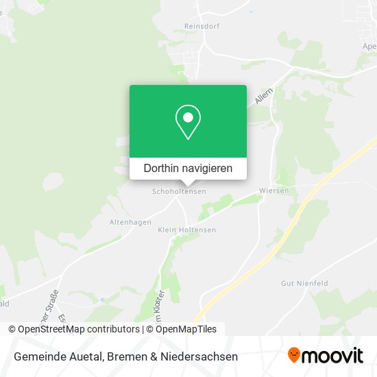 Gemeinde Auetal Karte