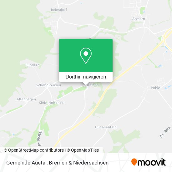 Gemeinde Auetal Karte