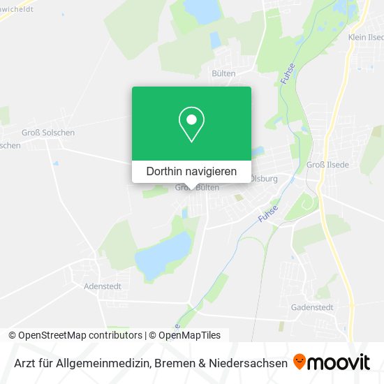 Arzt für Allgemeinmedizin Karte