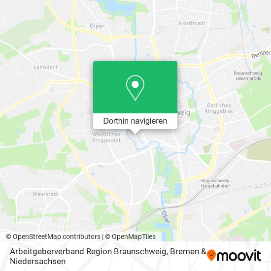 Arbeitgeberverband Region Braunschweig Karte