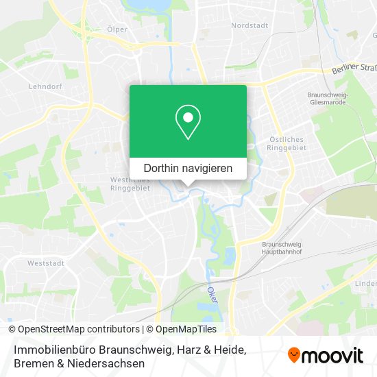 Immobilienbüro Braunschweig, Harz & Heide Karte