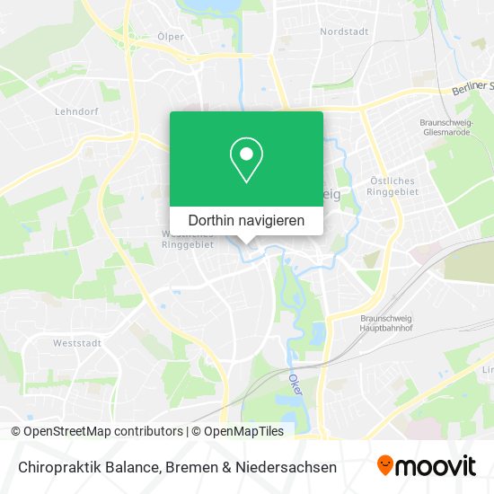 Chiropraktik Balance Karte