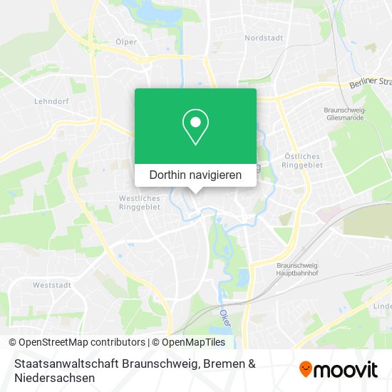 Staatsanwaltschaft Braunschweig Karte