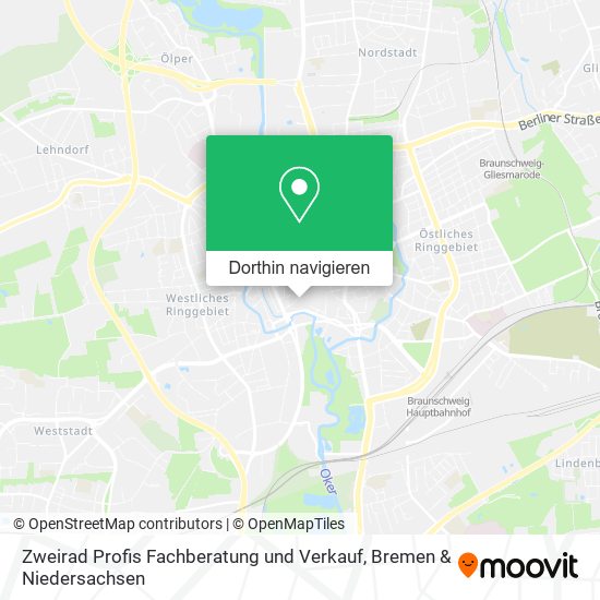 Zweirad Profis Fachberatung und Verkauf Karte